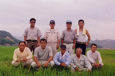 兵庫県出石町の契約農家の皆さん